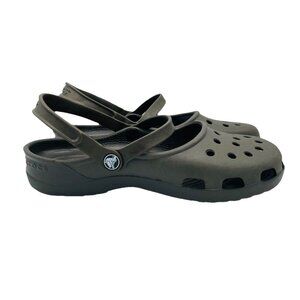 Crocs Shoes Womens Size 10 Brown Slip On Comfort Huaraches Lightweight Strappy